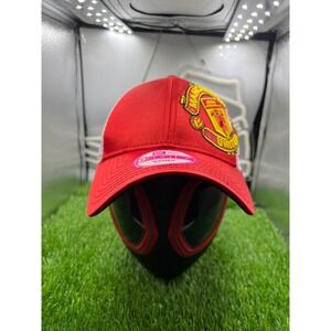 Manchester United‎ New Era 9FORTY Women's Adjustable Hat Red Soccer Cap